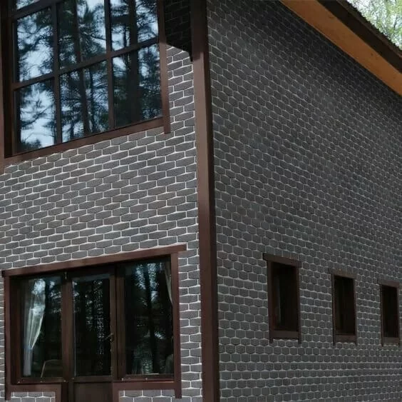 HAUBERK фасадная плитка Кварцит Камень (2,2м2/уп) 