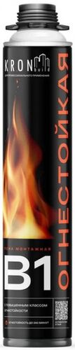 Пена проф. монтажная KRONbuild В1 огнестойкая