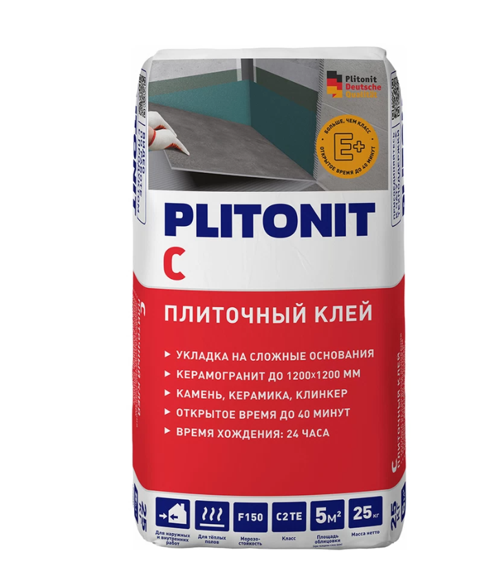 ПЛИТОНИТ С клей для плитки С2ТЕ 25