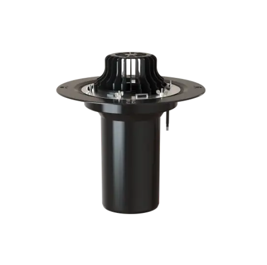 Воронка с обжимным металлическим фланцем с обогревом ТЕХНОНИКОЛЬ, 160х450 мм