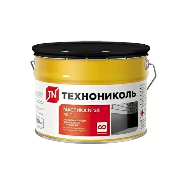Мастика гидроизоляционная ТЕХНОНИКОЛЬ № 24 МГТН, 3 кг
