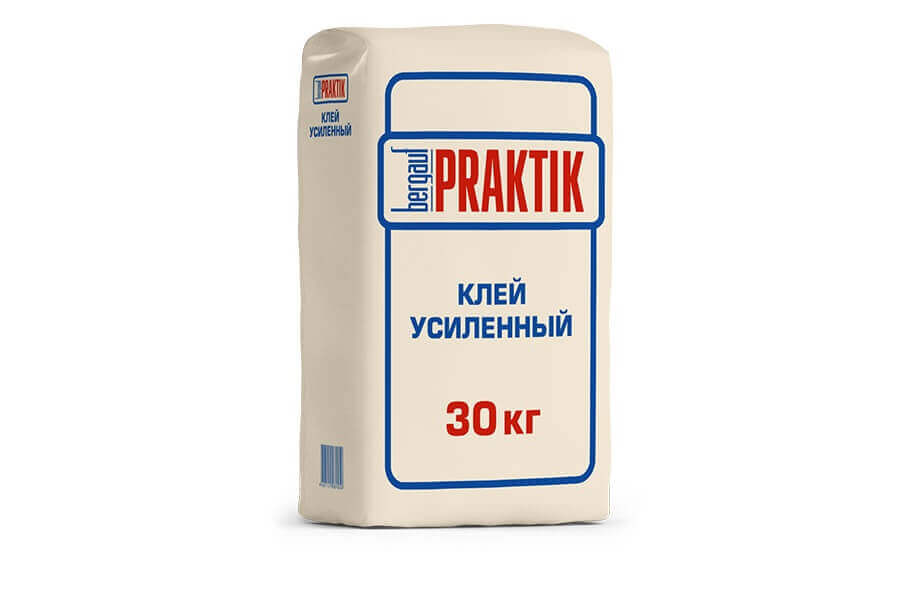 Клей плиточный усиленный Бергауф Практик30 кг