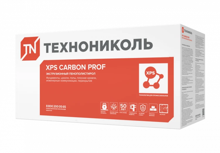 Плиты ТН CARBON PROF SLOPE-4,2 % 1200х600х30/55 Элемент К  8шт/упак (5,76м2/0,2448м3)