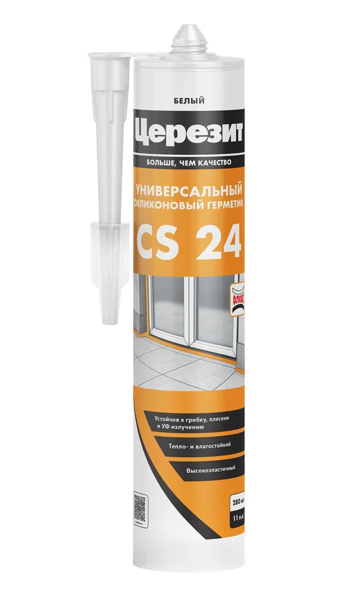 Церезит CS24 универсальный силик. герметик 280мл белый
