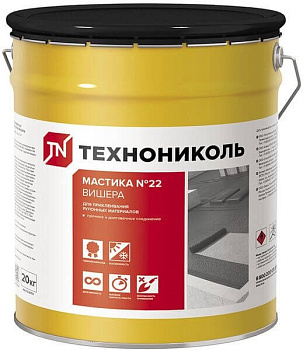 Мастика приклеивающая ТЕХНОНИКОЛЬ № 22 Вишера, 20 кг